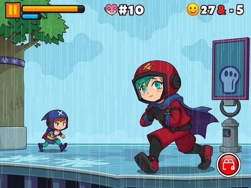 Rain Rush Gameplay Features
